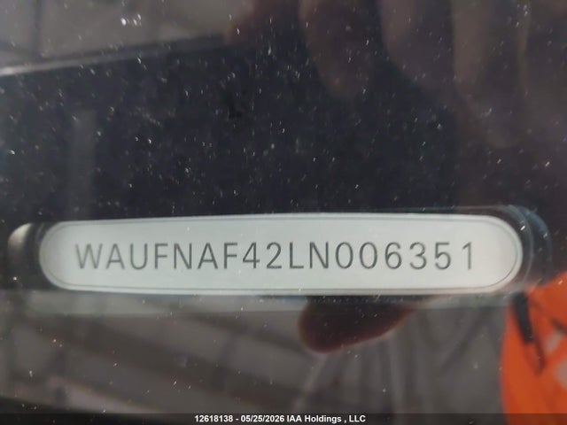Продажа на аукционе авто 2020 Audi A4, vin: WAUFNAF42LN006351, номер лота: 12618138