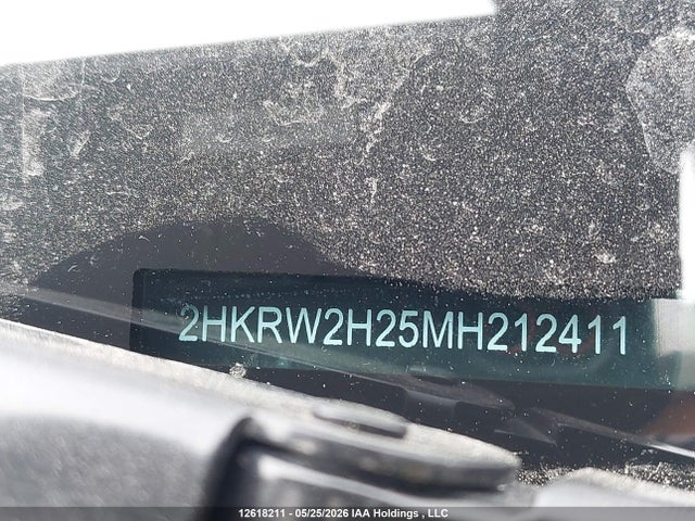 12618211 :رقم المزاد ، 2HKRW2H25MH212411 vin ، 2021 Honda Cr-v Lx مزاد بيع