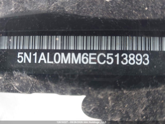 Продажа на аукционе авто 2014 Infiniti Qx60, vin: 5N1AL0MM6EC513893, номер лота: 12618227