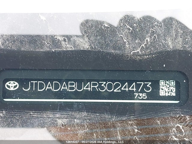 12618237 :رقم المزاد ، JTDADABU4R3024473 vin ، 2024 Toyota Prius Limited مزاد بيع