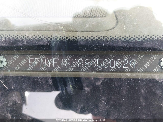 2008 Honda Pilot Exl მანქანა იყიდება აუქციონზე, vin: 5FNYF18688B500629, აუქციონის ნომერი: 12618245