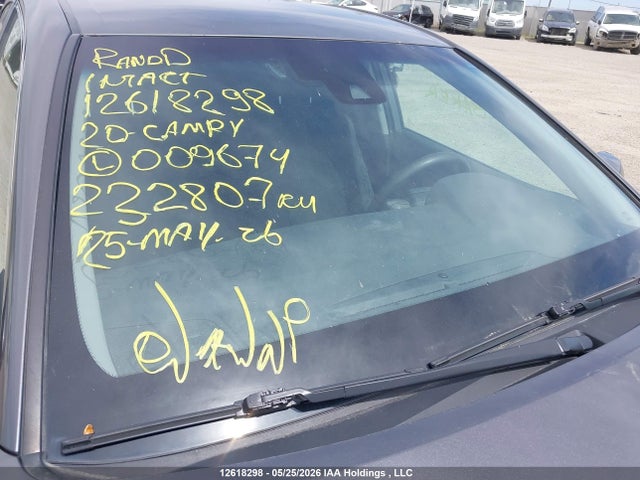 Aukcja sprzedaży 2020 Toyota Camry Le, vin: 4T1C31AK4LU009674, numer aukcji: 12618298