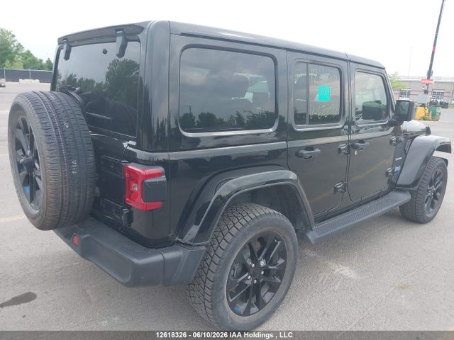 12618326 :رقم المزاد ، 1C4JJXP68PW670097 vin ، 2023 Jeep Wrangler 4xe Unlimited Sahara مزاد بيع