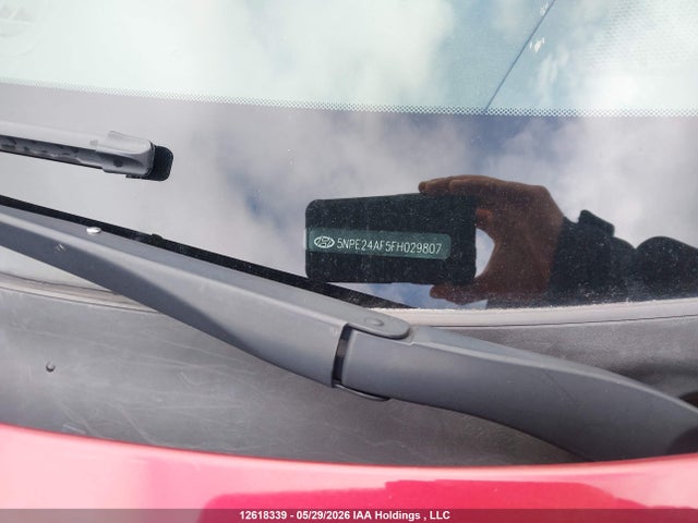 12618339 :رقم المزاد ، 5NPE24AF5FH029807 vin ، 2015 Hyundai Sonata Se مزاد بيع