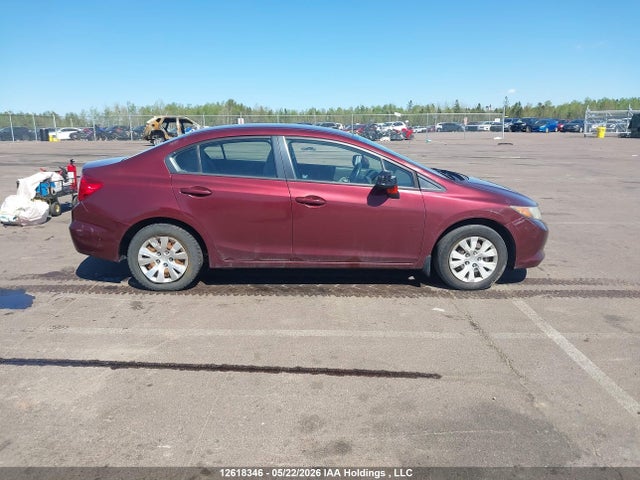 Aukcja sprzedaży 2012 Honda Civic Lx, vin: 2HGFB2F46CH055421, numer aukcji: 12618346
