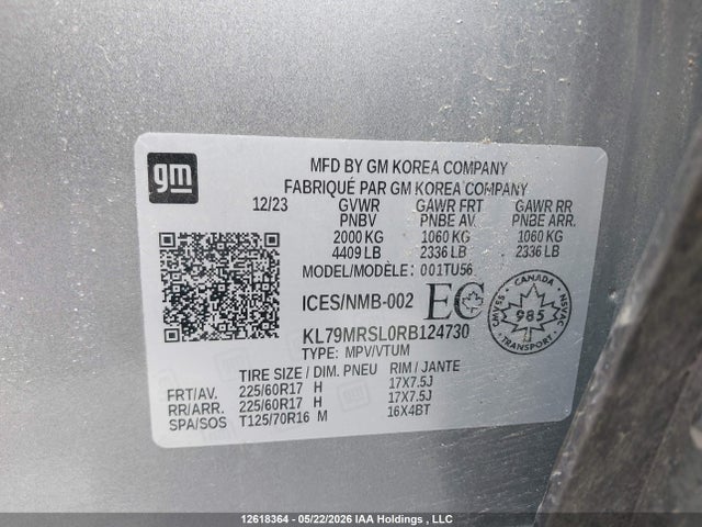 Chevrolet Trailblazer Lt 2024 KL79MRSL0RB124730 Image 18