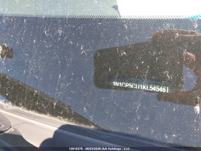 12618376 :رقم المزاد ، 3N1CP5CU1KL545461 vin ، 2019 Nissan Kicks S/sr/sv مزاد بيع