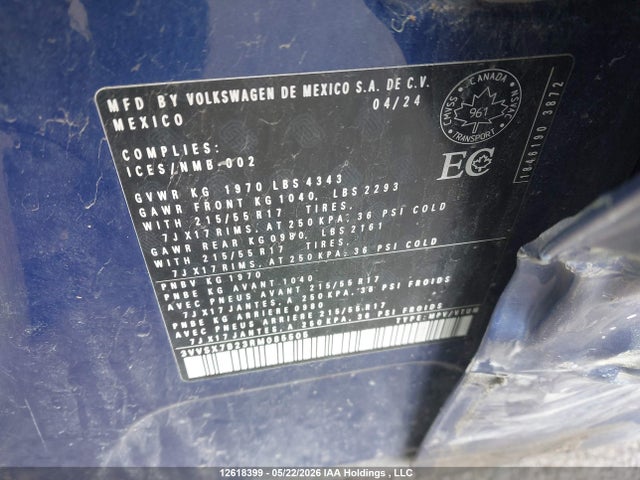3VVSX7B23RM085505 Volkswagen TAOS SE