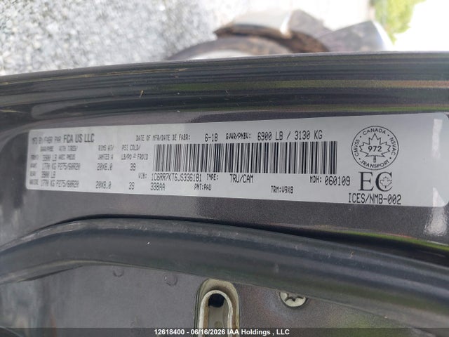 RAM 1500 St 2018 1C6RR7KT6JS336181 Image 9