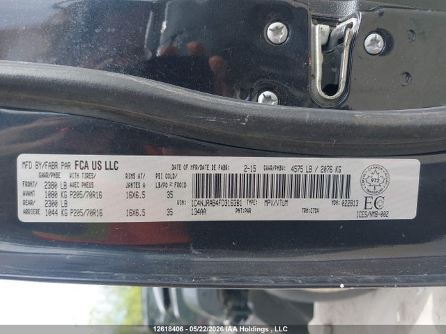 Продаж на аукціоні авто 2015 Jeep Patriot Sport/north, vin: 1C4NJRAB4FD316381, номер лоту: 12618406