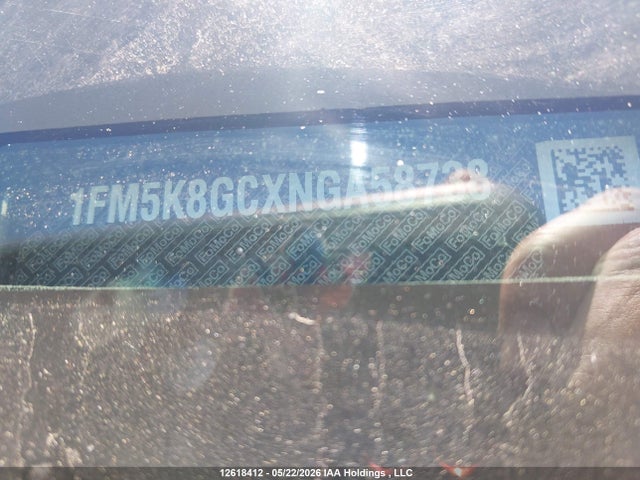 Aukcja sprzedaży 2022 Ford Explorer St, vin: 1FM5K8GCXNGA58738, numer aukcji: 12618412