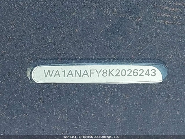 12618414 :رقم المزاد ، WA1ANAFY8K2026243 vin ، 2019 Audi Q5 45 Komfort مزاد بيع