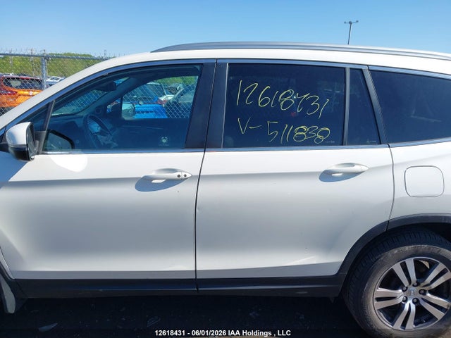 5FNYF6H52GB511838 Honda Pilot Ex-l