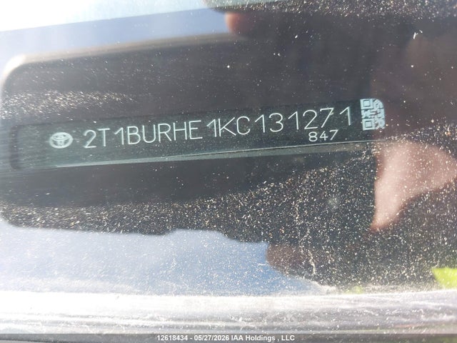 Продаж на аукціоні авто 2019 Toyota Corolla Se, vin: 2T1BURHE1KC131271, номер лоту: 12618434
