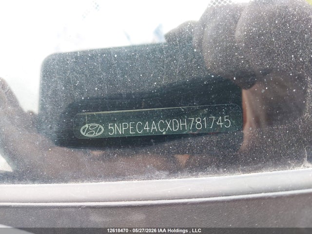 2013 Hyundai Sonata Se/limited მანქანა იყიდება აუქციონზე, vin: 5NPEC4ACXDH781745, აუქციონის ნომერი: 12618470