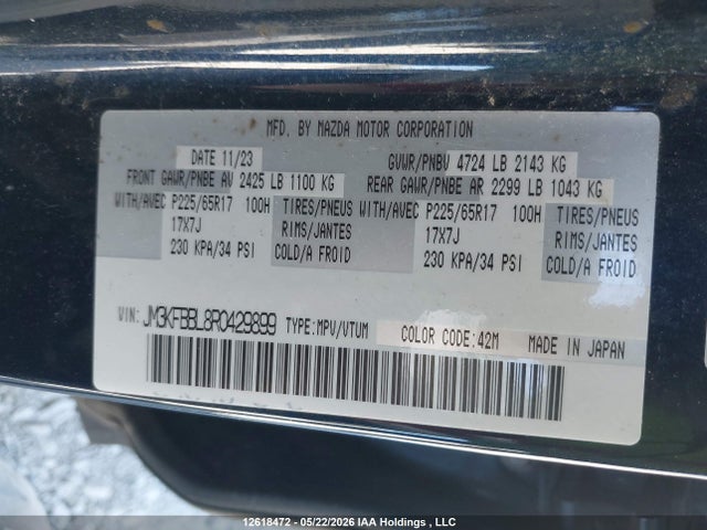 Mazda Cx-5 Select 2024 JM3KFBBL8R0429899 Image 19