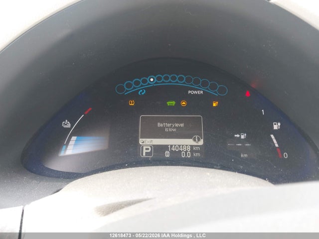 12618473 :رقم المزاد ، JN1AZ0CP3BT003434 vin ، 2011 Nissan Leaf Sl مزاد بيع