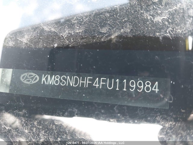 Aukcja sprzedaży 2015 Hyundai Santa Fe Xl Limited, vin: KM8SNDHF4FU119984, numer aukcji: 12618477