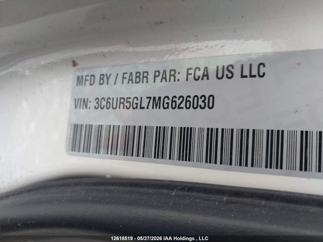 RAM 2500 Longhorn 2021 3C6UR5GL7MG626030 Image 9
