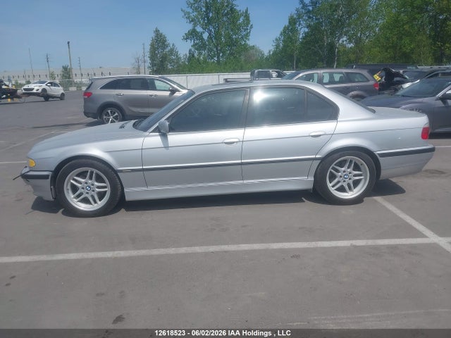 2001 Bmw 740i მანქანა იყიდება აუქციონზე, vin: WBAGG83491DN84168, აუქციონის ნომერი: 12618523