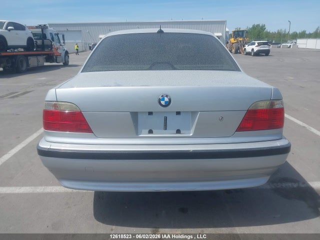 2001 Bmw 740i მანქანა იყიდება აუქციონზე, vin: WBAGG83491DN84168, აუქციონის ნომერი: 12618523