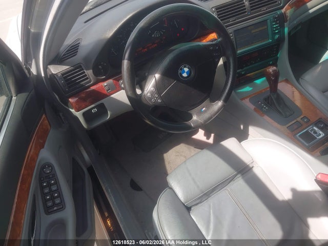 2001 Bmw 740i მანქანა იყიდება აუქციონზე, vin: WBAGG83491DN84168, აუქციონის ნომერი: 12618523