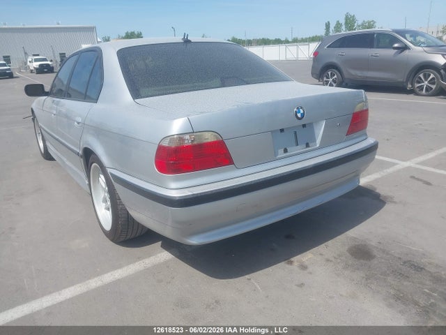 2001 Bmw 740i მანქანა იყიდება აუქციონზე, vin: WBAGG83491DN84168, აუქციონის ნომერი: 12618523