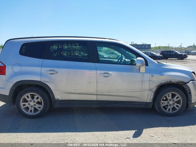 Aukcja sprzedaży 2012 Chevrolet Orlando, vin: KL77P2EM7CK521319, numer aukcji: 12618537