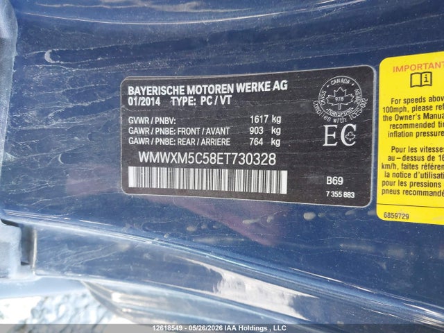 Mini Cooper 2014 WMWXM5C58ET730328 Image 9