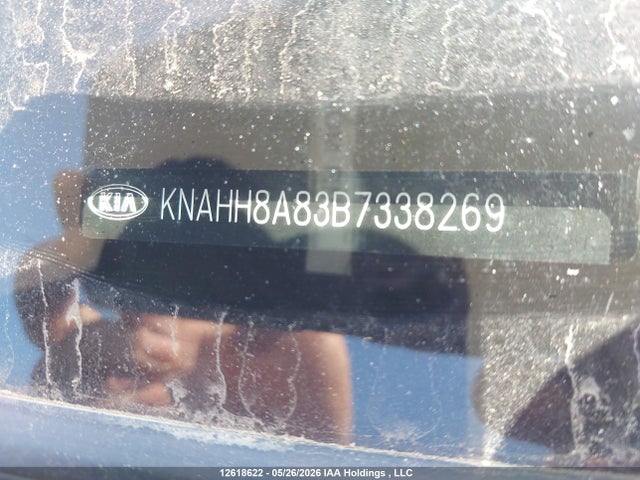 Auction sale of the 2011 Kia Rondo, vin: KNAHH8A83B7338269, lot number: 12618622