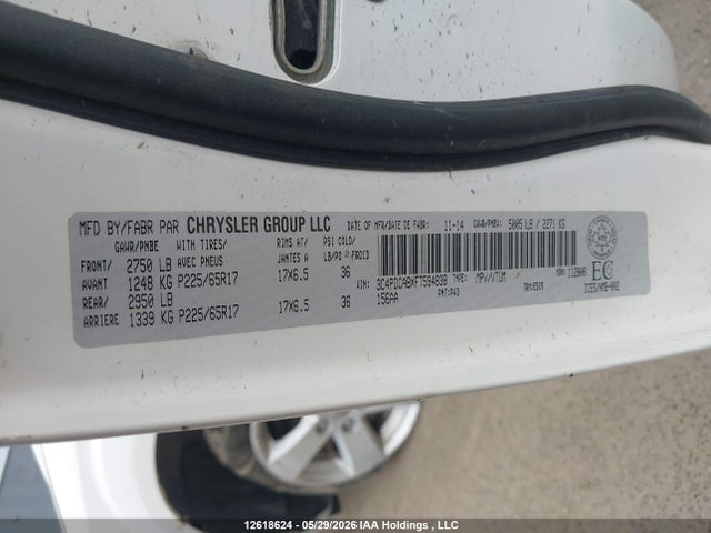 Dodge JOURNEY SE 2015 3C4PDCABXFT594838 Image 9