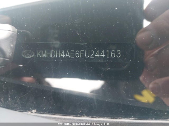 Продаж на аукціоні авто 2015 Hyundai Elantra Sport Appearance, vin: KMHDH4AE6FU244163, номер лоту: 12618646