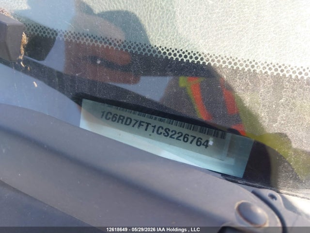 12618649 :رقم المزاد ، 1C6RD7FT1CS226764 vin ، 2012 Dodge Ram 1500 St مزاد بيع