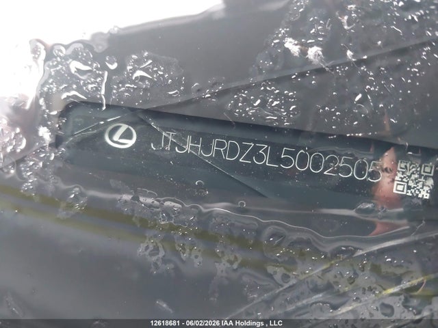 JTJHJRDZ3L5002505 Lexus Nx 300h Luxury