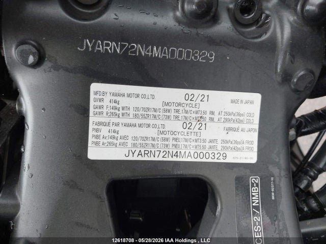 Yamaha Mt09 D 2021 JYARN72N4MA000329 Image 13