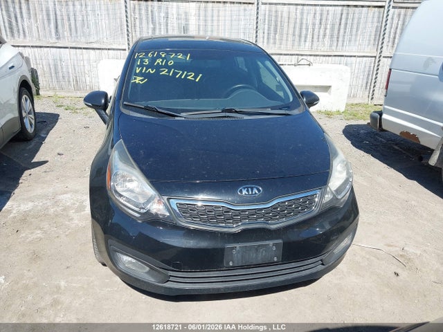 2013 Kia Rio Ex/lx/lx+/sx მანქანა იყიდება აუქციონზე, vin: KNADN4A36D6217121, აუქციონის ნომერი: 12618721