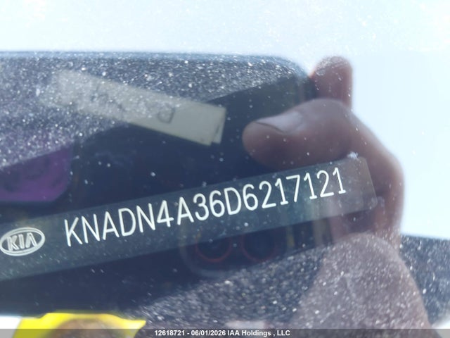 12618721 :رقم المزاد ، KNADN4A36D6217121 vin ، 2013 Kia Rio Ex/lx/lx+/sx مزاد بيع