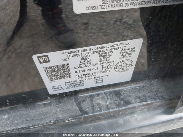 Aukcja sprzedaży 2024 Gmc Sierra K3500 Denali, vin: 1GT49WEY8RF396066, numer aukcji: 12618726