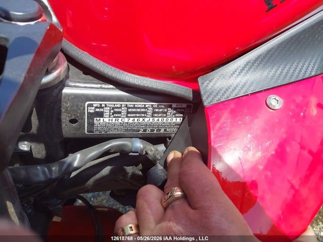 Aukcja sprzedaży 2018 Honda Cbr500 Ra, vin: MLHRC746XJ5400011, numer aukcji: 12618768