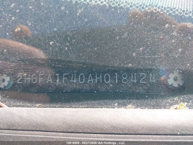 12618809 :رقم المزاد ، 2HGFA1F40AH018424 vin ، 2010 Honda Civic Dx-g مزاد بيع