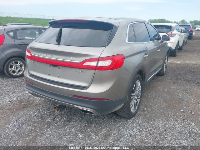 Aukcja sprzedaży 2016 Lincoln Mkx Reserve, vin: 2LMTJ8LR5GBL54138, numer aukcji: 12618817