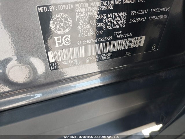 Toyota Rav4 Xle 2023 2T3R1RFV4PC392239 Image 9