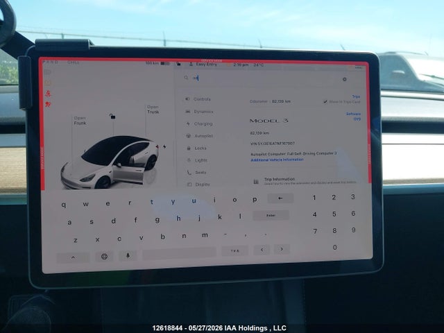 Продажа на аукционе авто 2022 Tesla Model 3, vin: 5YJ3E1EA7NF167907, номер лота: 12618844