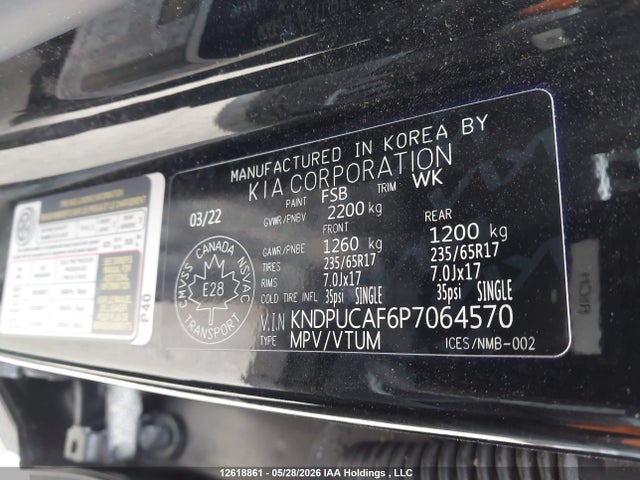 12618861 :رقم المزاد ، KNDPUCAF6P7064570 vin ، 2023 Kia Sportage Lx/x-line مزاد بيع