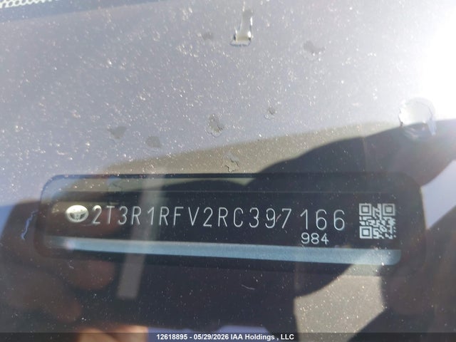 12618895 :رقم المزاد ، 2T3R1RFV2RC397166 vin ، 2024 Toyota Rav4 Xle مزاد بيع
