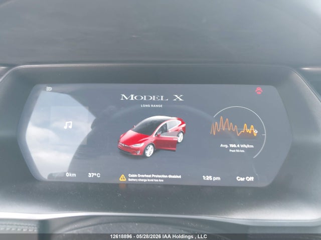 12618896 :رقم المزاد ، 5YJXCAE20LF234604 vin ، 2020 Tesla Model X مزاد بيع