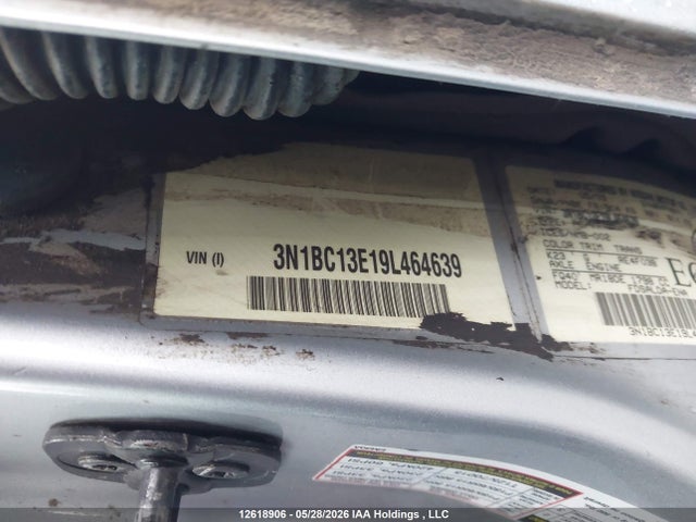 Продаж на аукціоні авто 2009 Nissan Versa 1.8s, vin: 3N1BC13E19L464639, номер лоту: 12618906