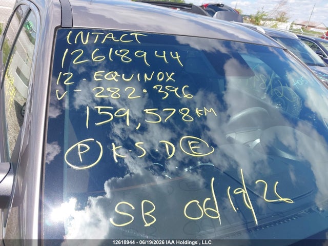 2012 Chevrolet Equinox მანქანა იყიდება აუქციონზე, vin: 2GNALPEK9C6282396, აუქციონის ნომერი: 12618944