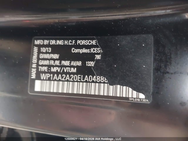 Porsche Cayenne 2014 WP1AA2A20ELA04888 Image 18