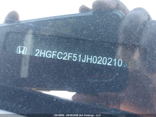 Aukcja sprzedaży 2018 Honda Civic, vin: 2HGFC2F51JH020210, numer aukcji: 12618995